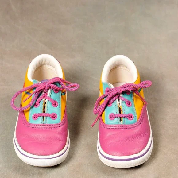 Stride Rite, Color Blocked, Leather Sneaker, Size 6M - Picture 4 of 9